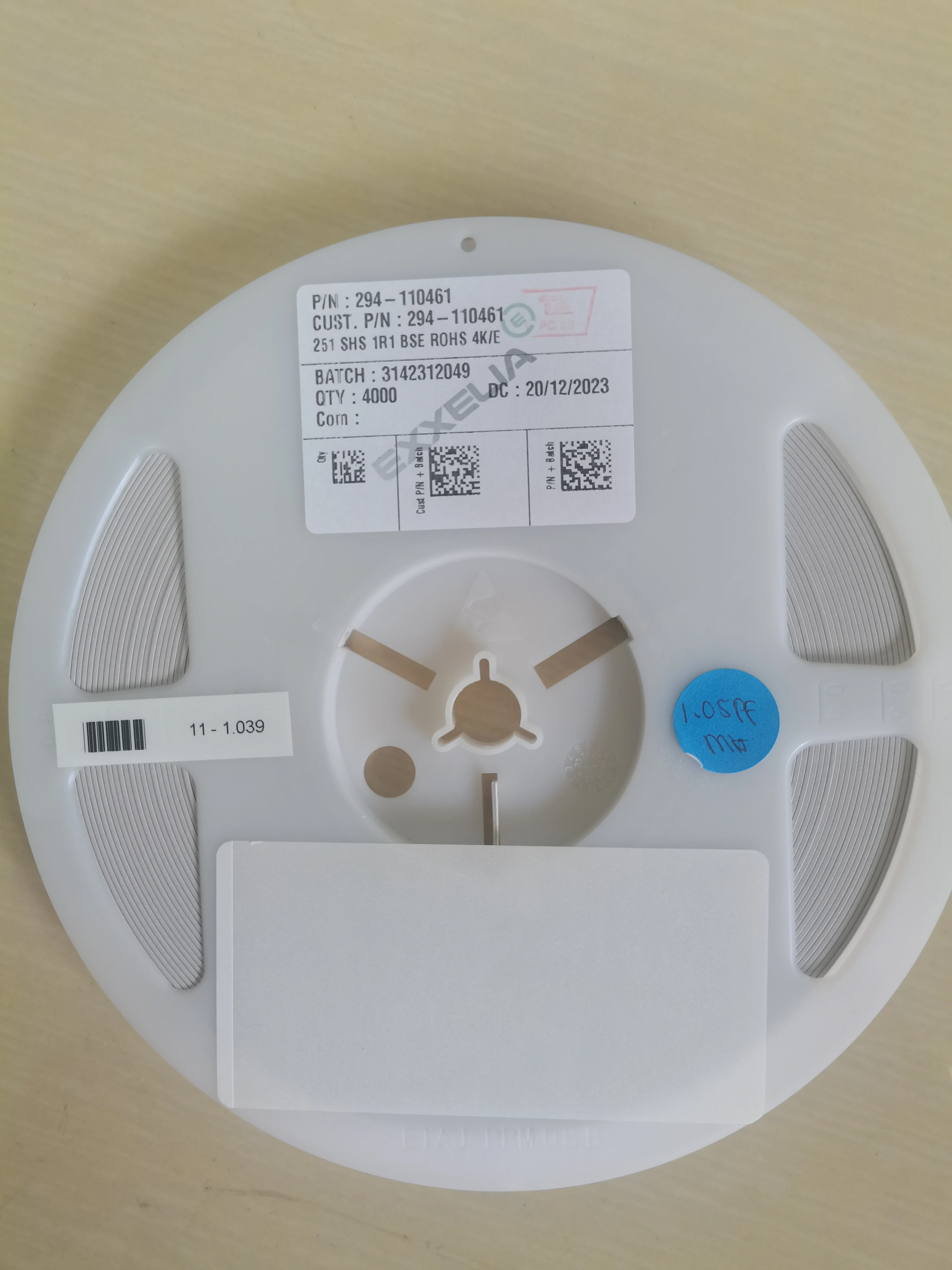 600S0R5BT250XT 0.5PF B ± 0.1PF 250V Размер 0805 высокочастотный многослойный конденсатор