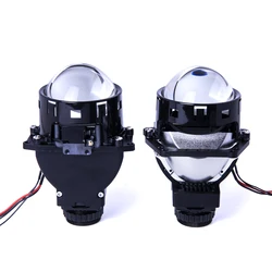 GPNE P10 h4 led headlight projector 57W H7 9005 blue lens projector focos led para auto bi led projector lens 3.0