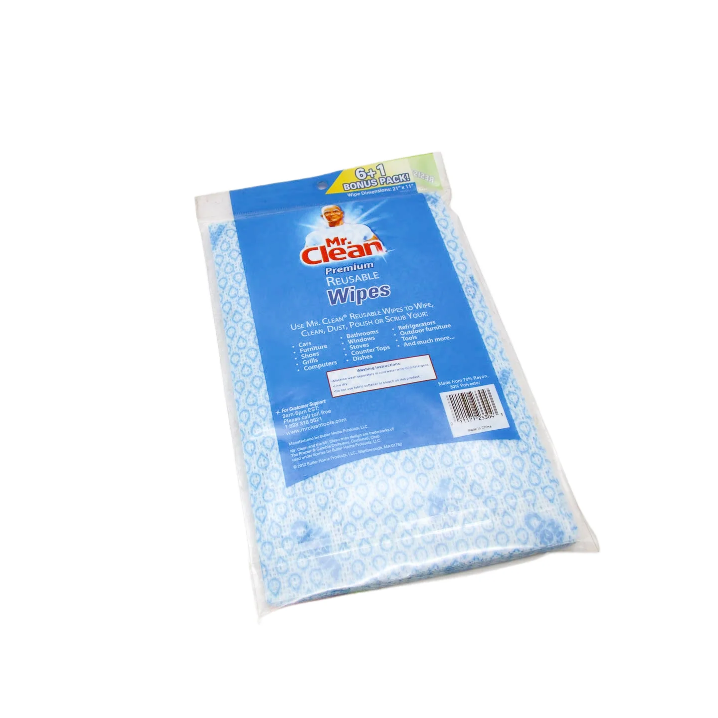 OEM Mr Clean нетканое кухонное полотенце с принтом логотипа без ворса салфетка для уборки