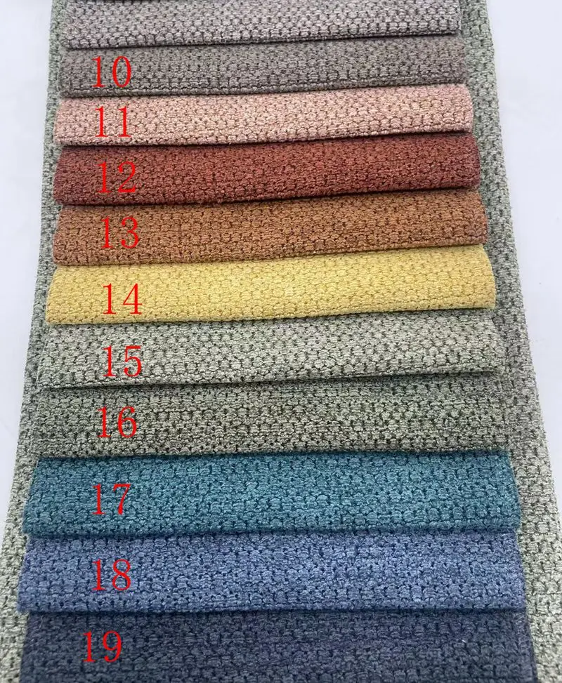 low moq Professional excellent  new t Low moq yarn dyed coated linen cotton sofa fabric