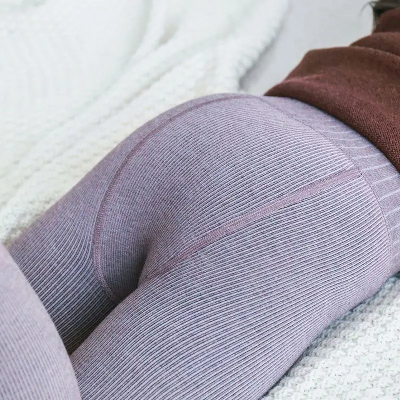 BD-S128 Kids Girls Winter Stretchy Thick Fleece Lined Thermal Tights Leggings Good Elasticity Cotton Pantyhose For Girls