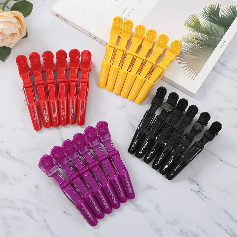 Wholesale High Quality Matte Alligator Hair Clips for Barber Hair Styling Sectioning Cutting Pro Salon Hair Styling Clips