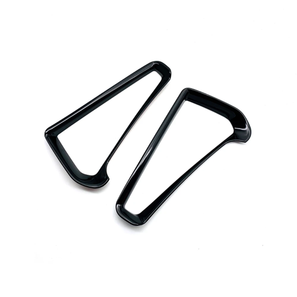 ABS Piano Black Rear Foglamp Cover Auto Parts Foglight Cover For Toyota Noah Voxy 80 Car Accessories