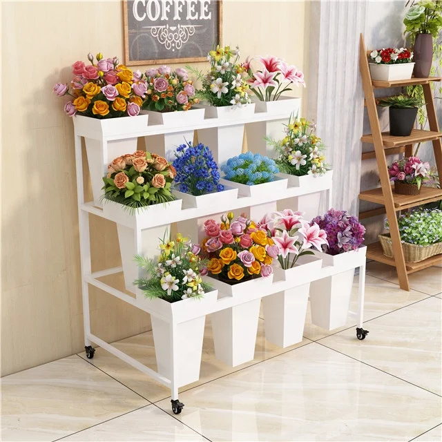 OEM Movable flower bucket holder special flower bucket holder for florists