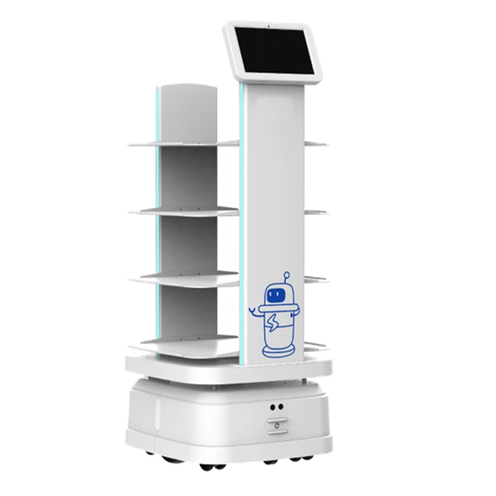 Intelligent Automatic Navigation Food Delivery Robot Smart Waiter Robot For Restaurant / Hotel Self-Service Robot