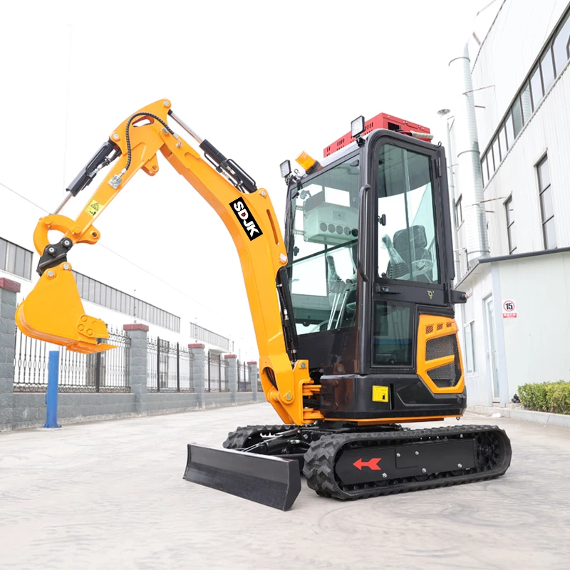 Recruitment Agency Road Construction 2Ton Mini Excavator Customizable Epa Kubota Engine Mini Crawler Excavator Cabin