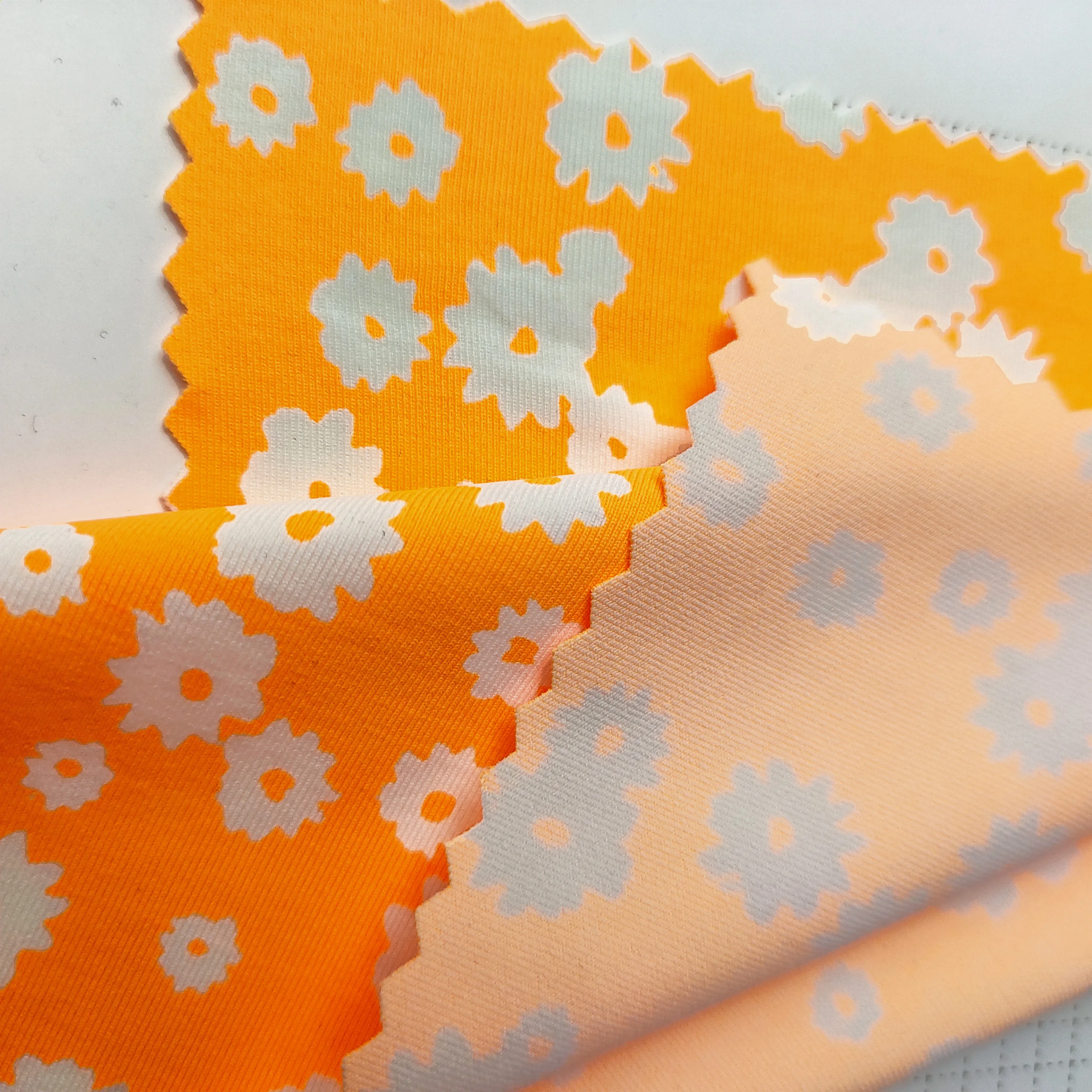 
Free Sample Nylon Spandex Fabric for Swimsuit Sport Wear Floral digital printed Soft Quick-dry OEM 