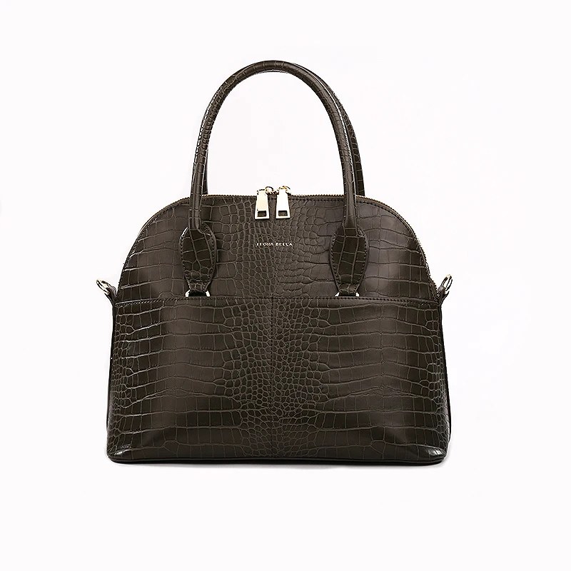 OEM Business Genuine Leather Designer Customized Single Strap Crossbody Shoulder Shell Handbags