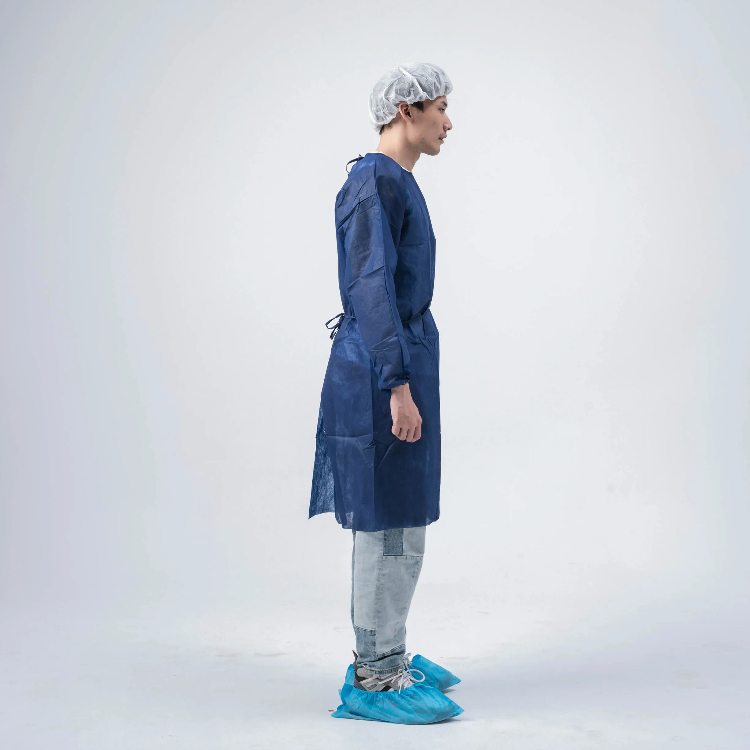 Customize Disposable Body Suits Lab Gown Bata Quirurgica Coveralls Adult CE White Hospital Medical Medical Protective Clothing