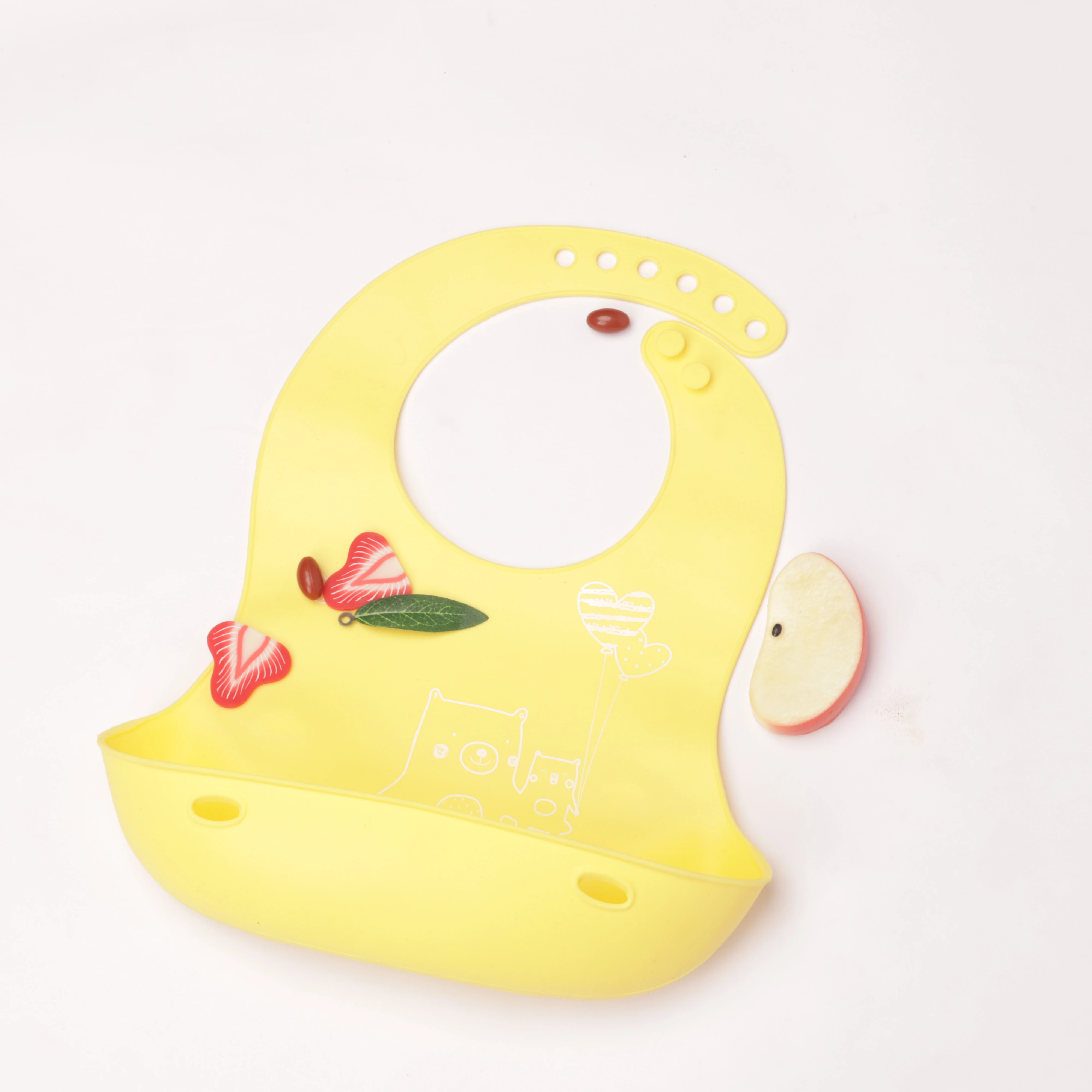 Горячая продажа Детские силиконовые нагрудники милые животные Бегемот нагрудник DIY нагрудники