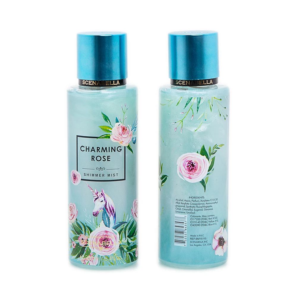 Scenabella спрей для тела 250 мл 8.FL. OZ гель душа с экстрактом духи аромат женщин частные этикетки