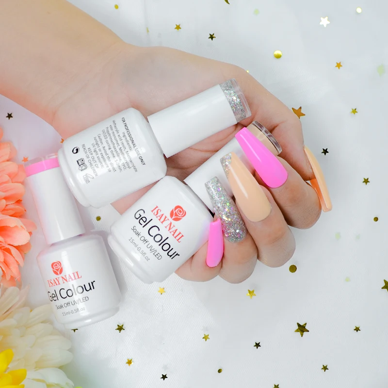Wholesale Supplies Soak Off Oem Nails Salon Kit Color Set Private Label Logo Nail Art UV Gel Polish