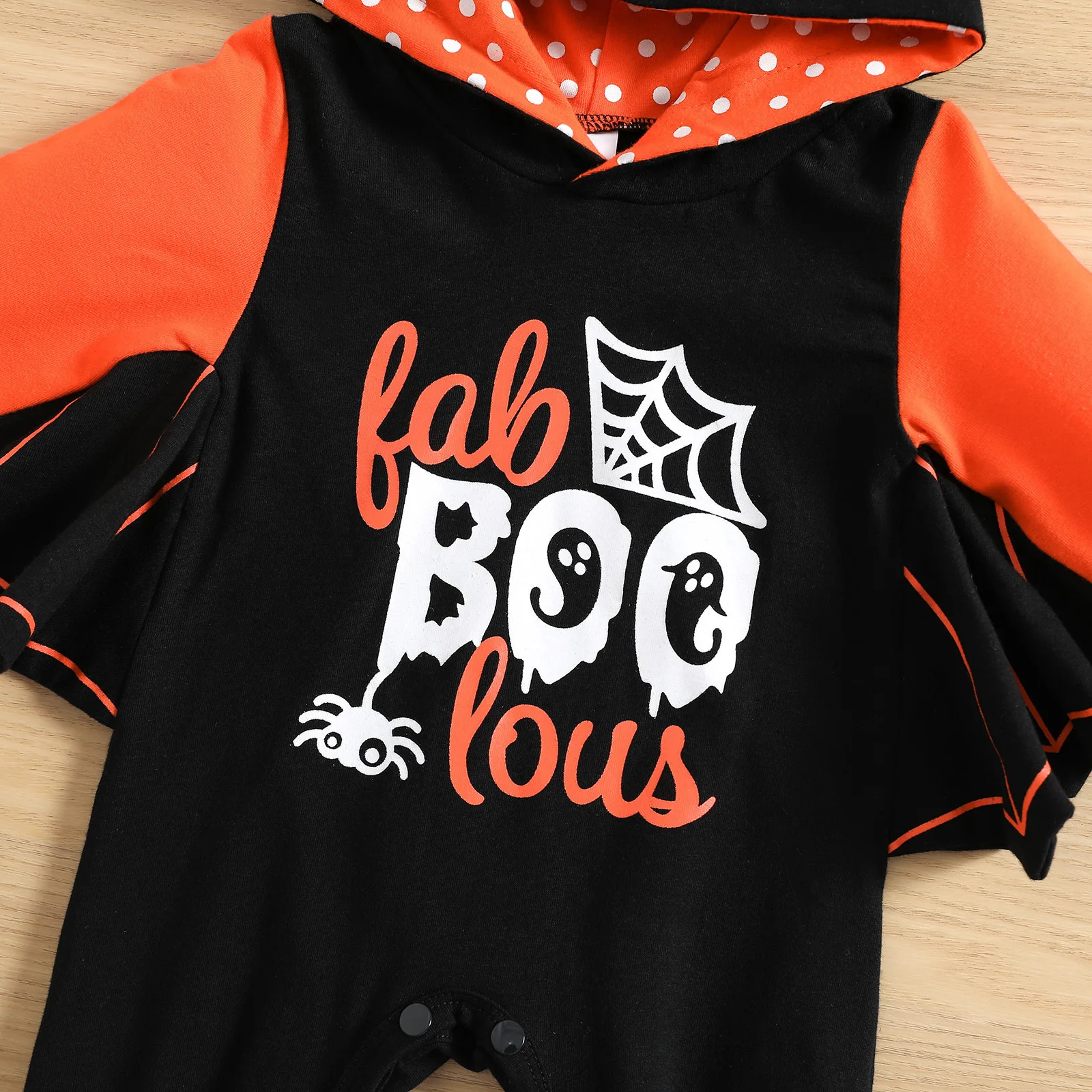 LZH New 2022 Halloween Pumpkin Romper Baby Autumn Jumpsuit Cute Bat Shape Long Sleeve Jumpsuit Baby Romper