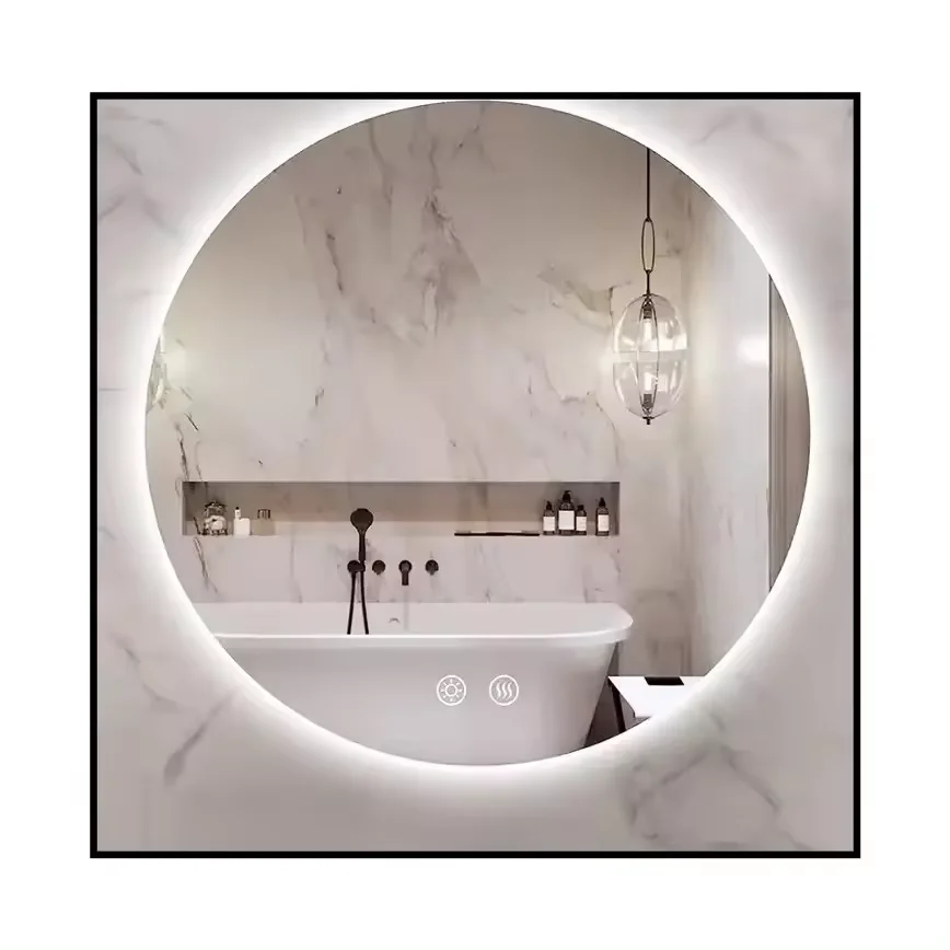 Smart Bathroom Touch Switch Screen Mirror Glass Wifi Washroom Espejo Vanity Led Light wall Bath Mirror