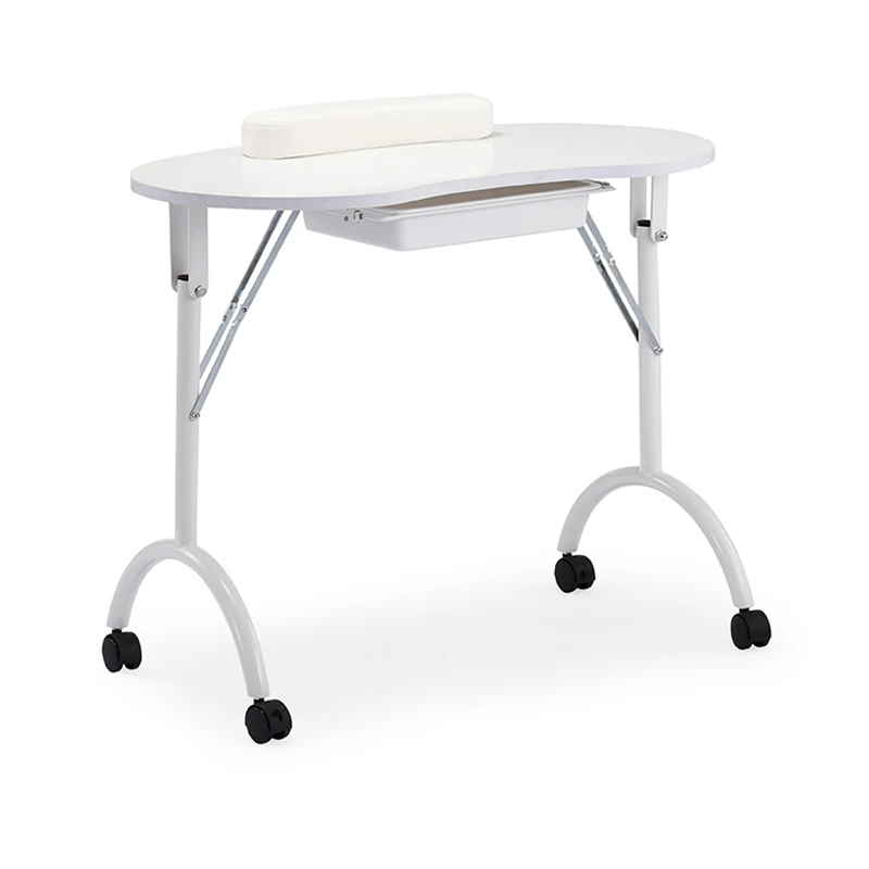 Mesa De Nail Desk Station Spa Beauty Salon Nail Art Equipment Portable Folding Drawer Manicure Nail Table