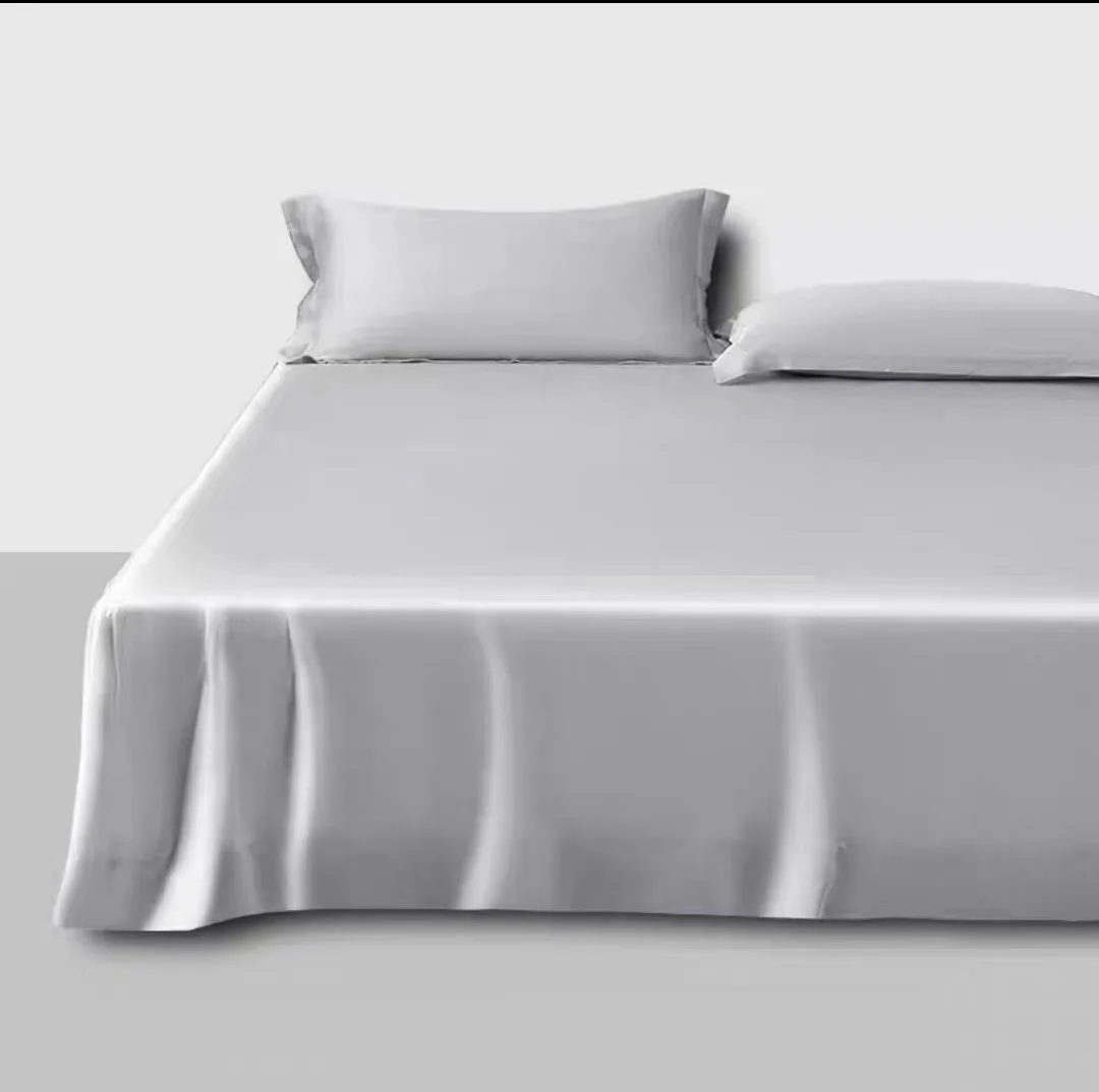 Silk Luxury Duvet Cover Set Bed Sheet Bedding Set Factory Direct Bed Linen Customized Set