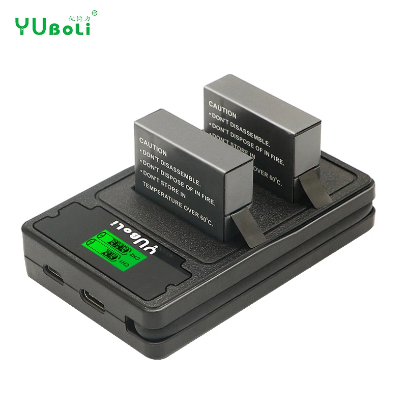 Лучшее качество AHDBT-401 AHDBT 401 usb-портами и светодиодным индикатором с жидкокристаллическим цифровым дисплеем (Двойная зарядка для Xiaomi Yi экшн-камеры GoPro HERO4 Go Pro HERO 4