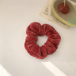 Plaid cloth large intestine hair circle, Korean Plaid fat intestine circle, girl ball head rubber band