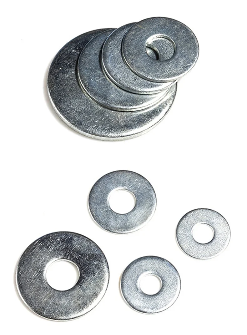 washer flat washer  carbon steel zinc plated yellow zinc plated black oxide  hot sale