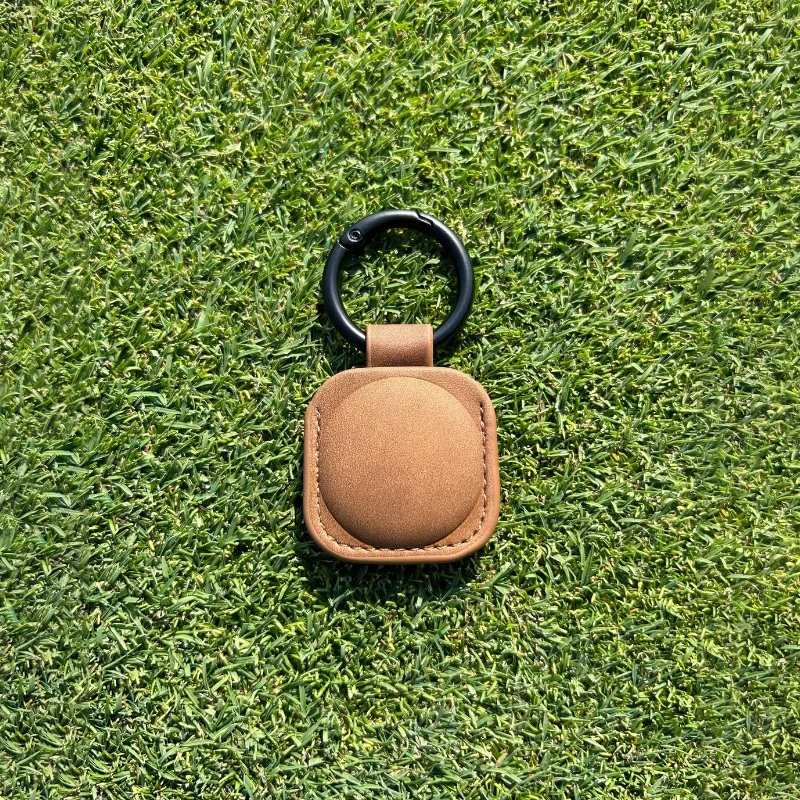 High Quality Key Ring Golf Bag Tag Ball Marker Gift PU Leather Golf Bag Keychain