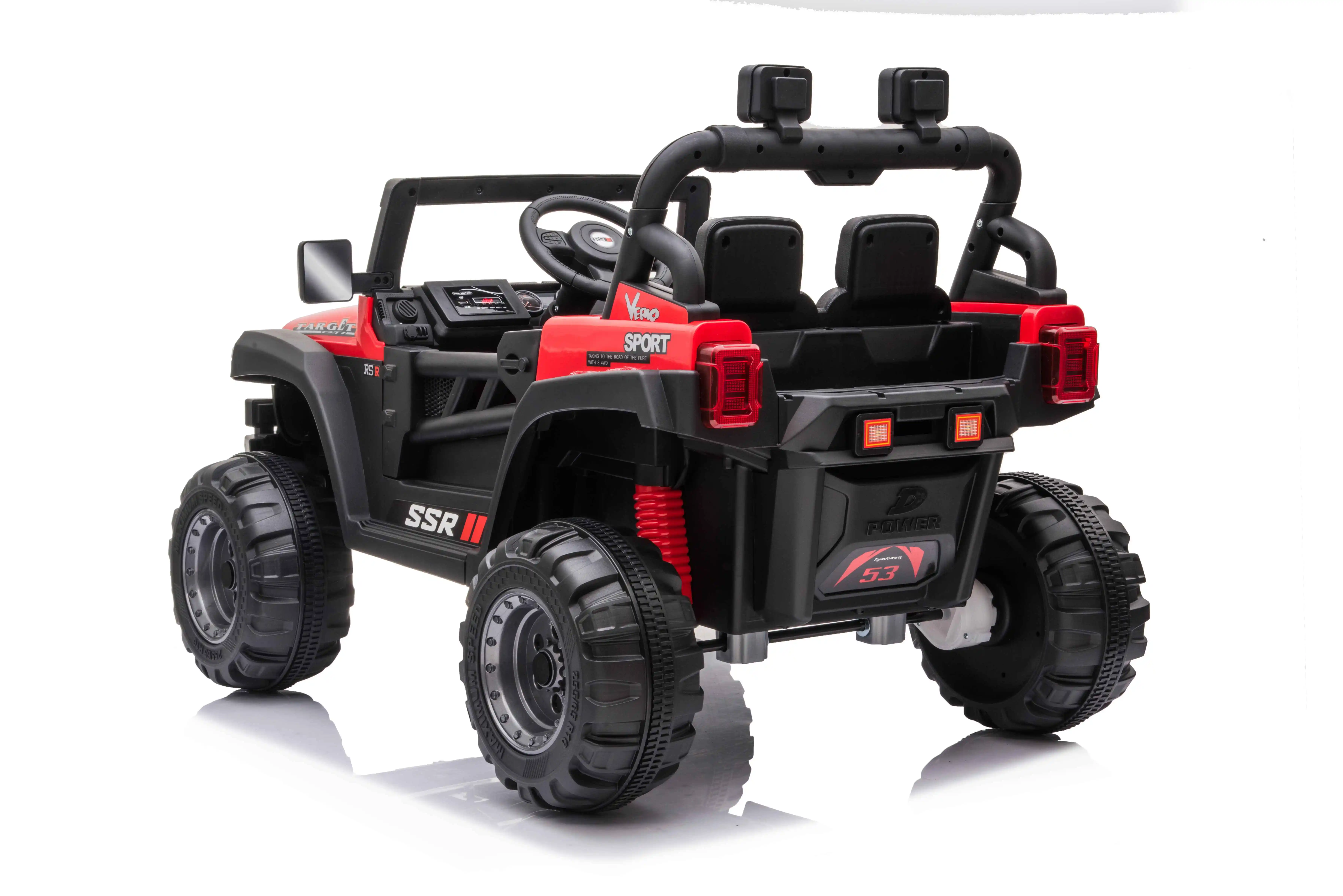 2022 Kids Electric Car Third Gear Partial Speed Regulation Remote Control Kids Toy Car with Double Seats