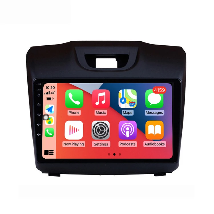 Автомагнитола 9 дюймов 4 ядра Wi-Fi Android автомобильный мультимедийный плеер 2 Din Gps-навигация для Isuzu Dmax 2014 2015 2016