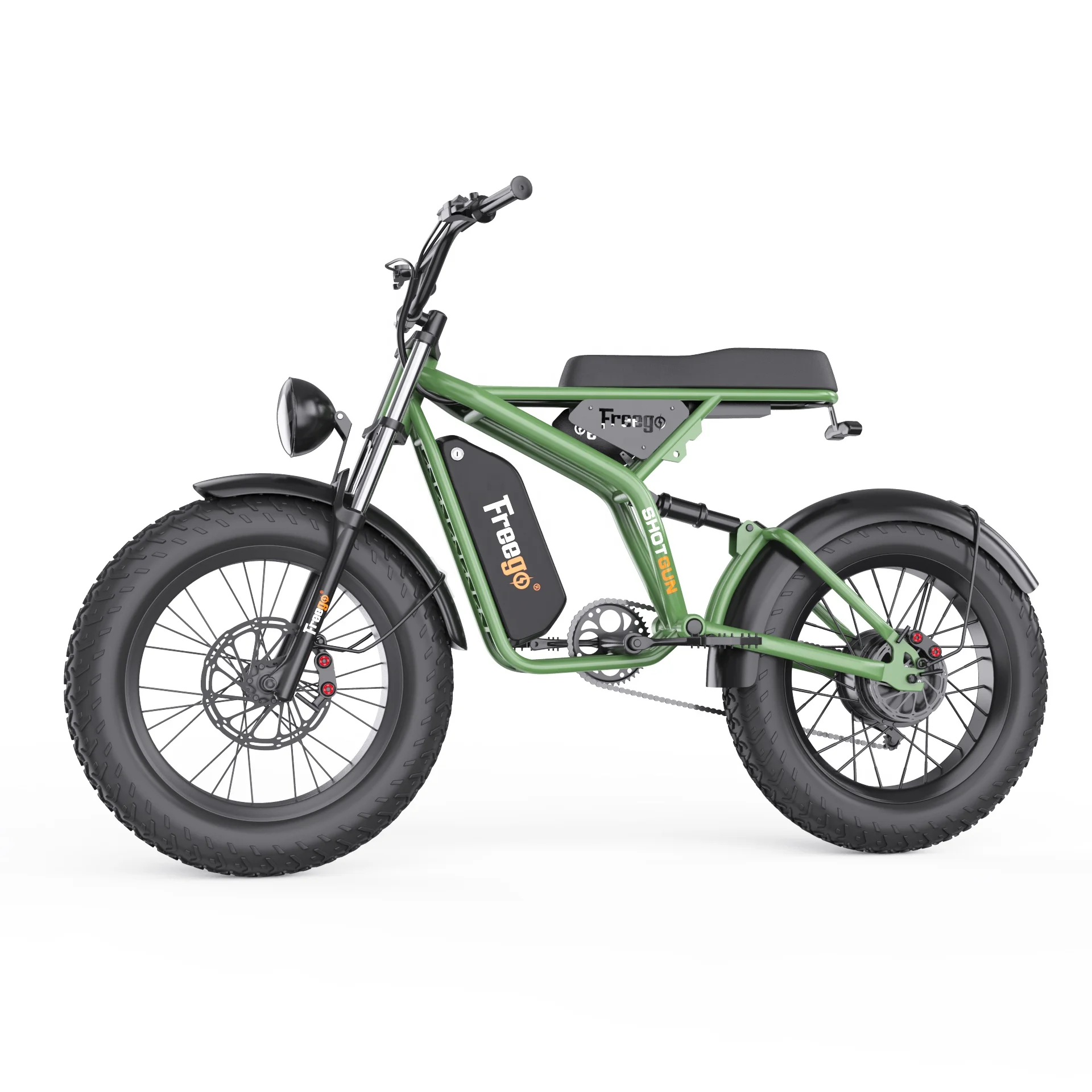Оптовая продажа с фабрики F1 мощный 1200W 48V 20Ah 40-65 км одной скоростью 20 'x 4' толстыми покрышками Электрический байк способный преодолевать Броды для взрослых
