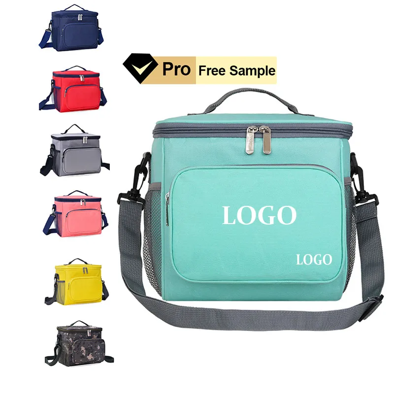 Бесплатный образец, изолированная сублимационная школьная теплоизоляционная ткань для женщин и мужчин, сумка-холодильник для вина, еды, обеда, пикника