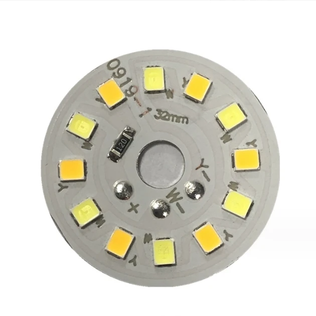 Теплый белый 2835 свет Светодиодная лампа шарик SMD LED 1 Вт высокий патч светодиодный теплый позитивный