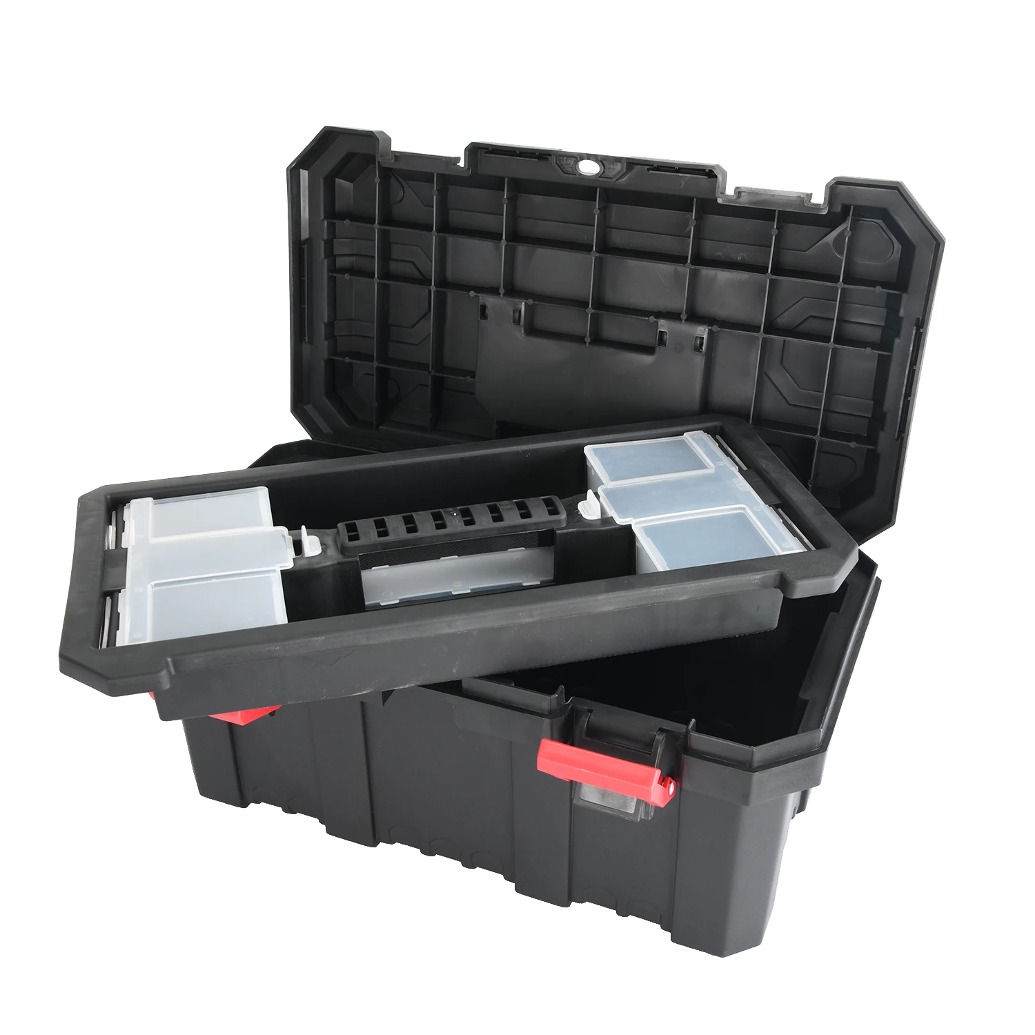 Vertak plastic tool case small tool cases box household hardware tool box for part storage