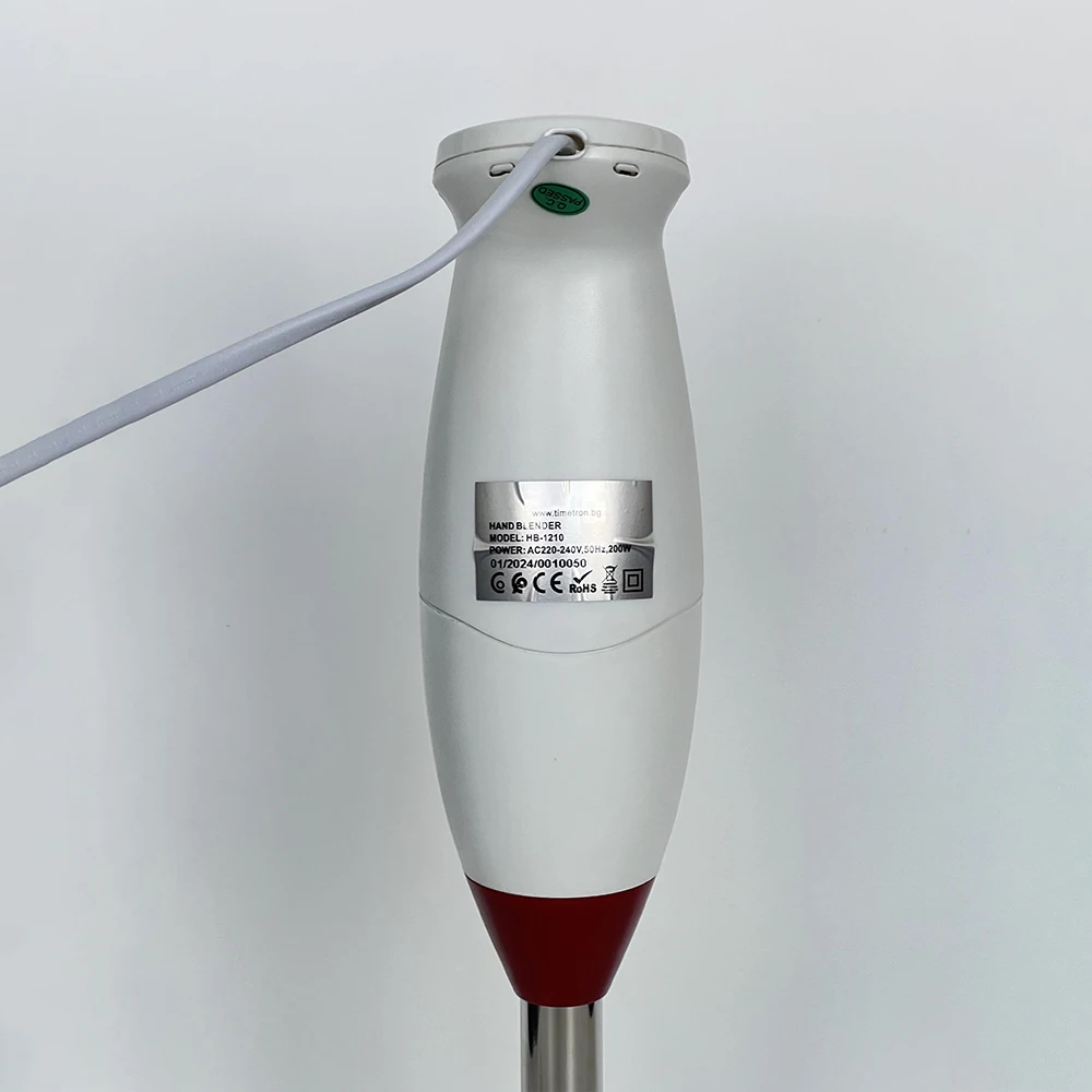 Custom Printed Immersion Hand Blender Stick Mixer Oem 2 Speed Ss304 Hand Blender Motor