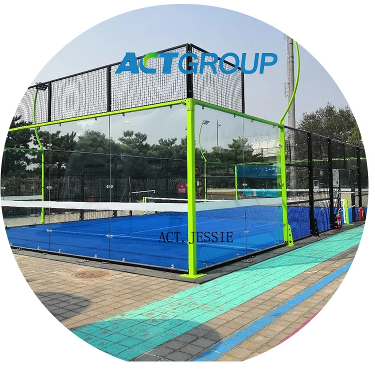 New arrival Tennis court Panoramic Paddle Tennis court for outdoor sport court