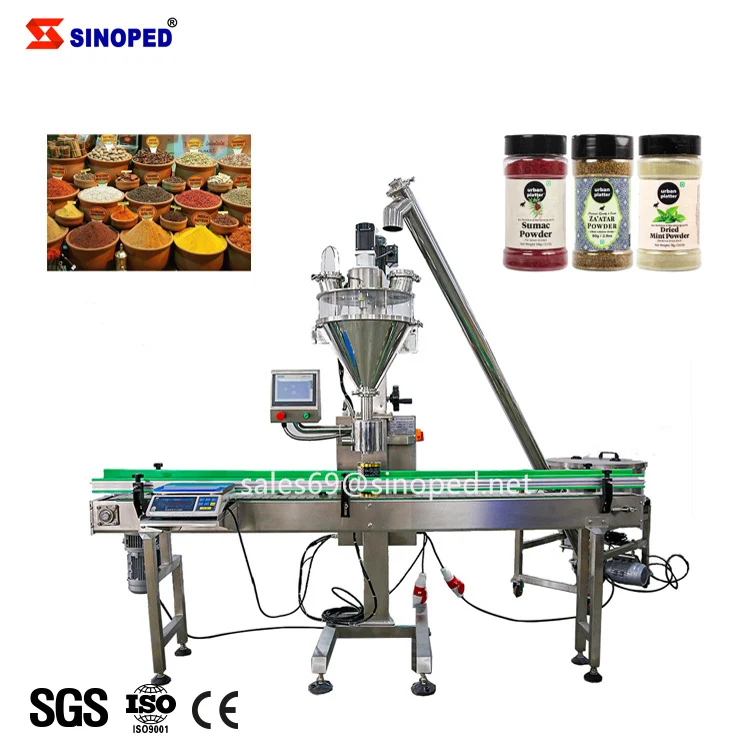1 kg soy flour pod powder Bottle Pot Vase Filling packing machine  for Wheat Corn Potato Starch used in small food industry
