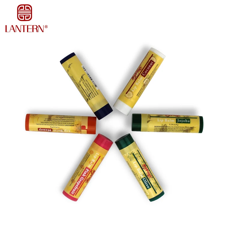 Custom logo lip care chapstick lip balm for kids lip gloss