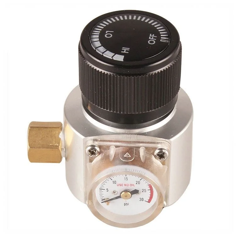 draft beer dual gauges CO2 gas regulator CGA320 / 3/8 connector gas regulator