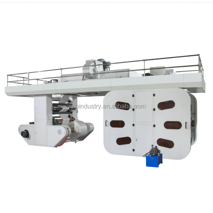 Флексографическая печатная машина с центральным барабаном, 4 цвета, 6 цветов