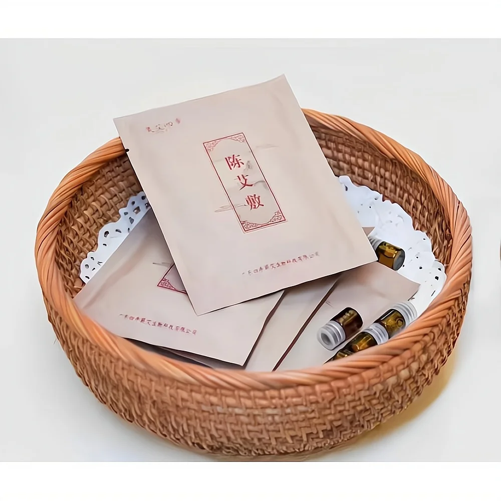 Moxa Natural Wormwood Herbal Neck Plaster Moxibustion Patch Cervical Pain Relief Patch