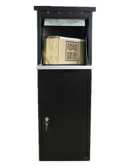 2024 New Design Stainless Steel Freestanding Parcel Drop Box for Apartment Use