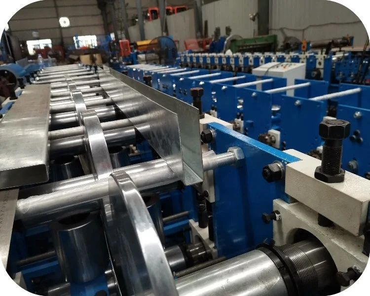 Shutter guide rails channel making machine roller shutter door slat side guide roll forming machine