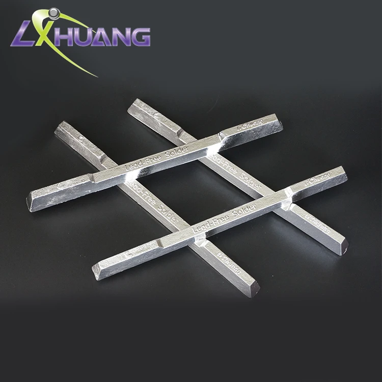 factory supply lead free  solder bar SAC305 silver welding stick low temperature soldering rod Sn-3.0Ag-0.5Cu for electric