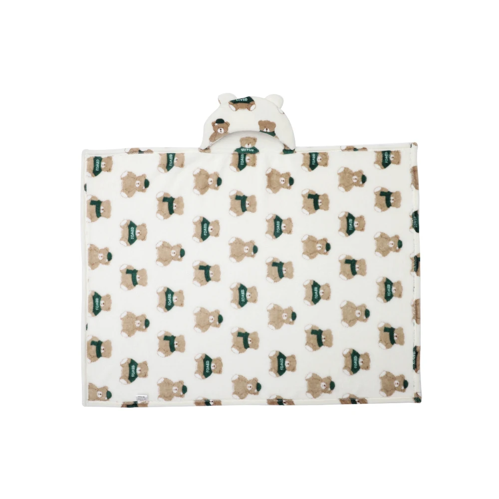 
Wholesale Winter Hooded Light Weighted Flannel Fabric Cartoon Swaddle Fleece Baby Blanket 