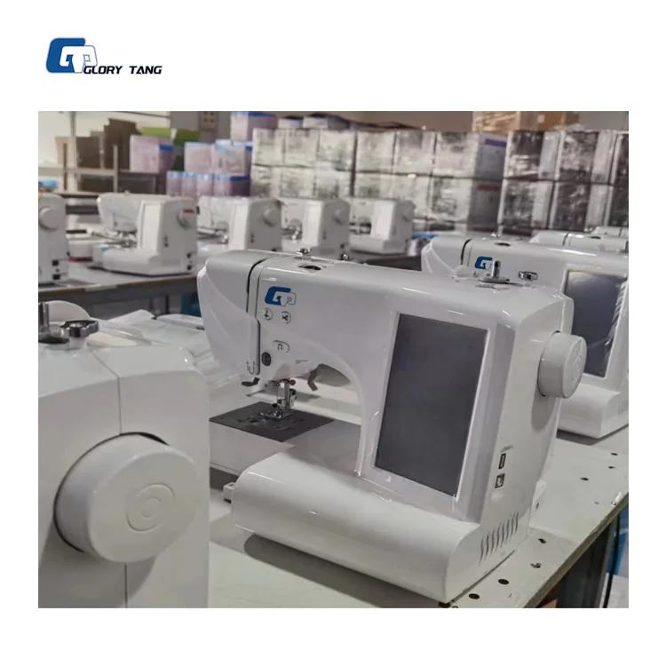 Glory Tang Household Computerized Automatic Touch Screen, Mutli-function Domestic Embroidery Sewing Machine