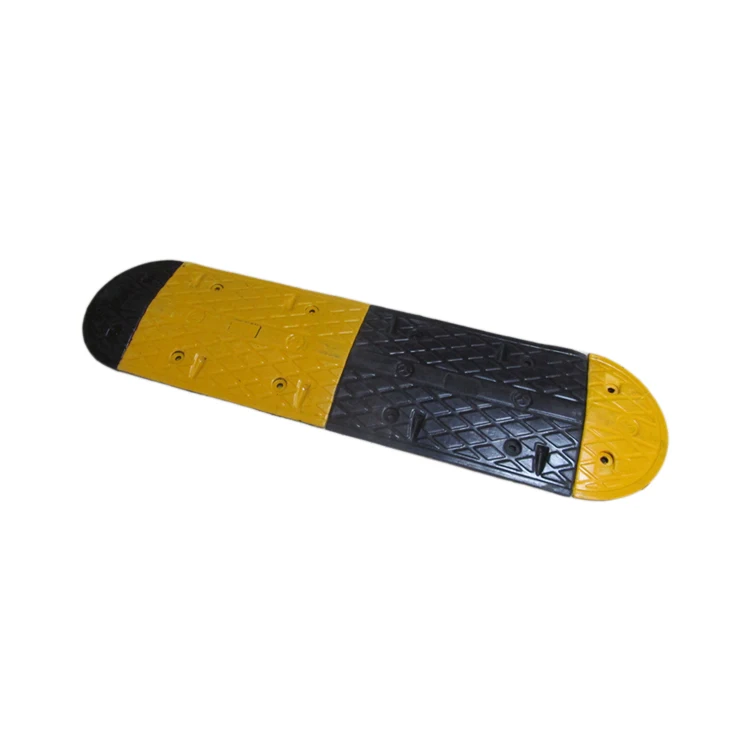 plastic speed bumps Diamond-Shaped School District Road Deceleration Zone rubber traffic Industrial speed bump