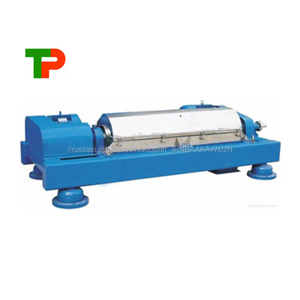 Высокая эффективность оборудования горизонтальная декантерная центрифуга в химической промышленности