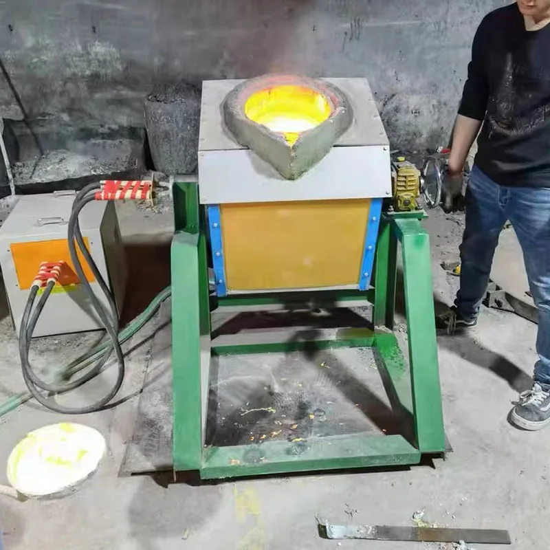 Induction melting equipment for steel / aluminum / copper/iron