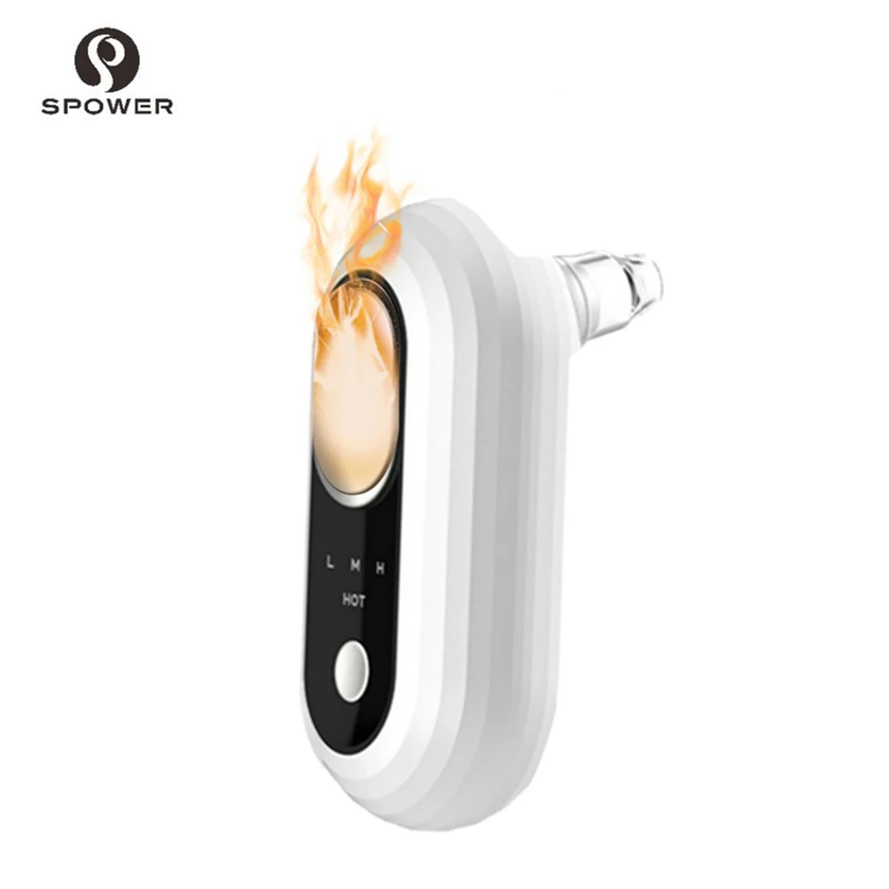 Body Skin Silicone Clean Pores Electric Blackhead Pore Vacumm Fish Peeler Scale Remover H100 Vacuum Vaccumpore Facing Cleaner