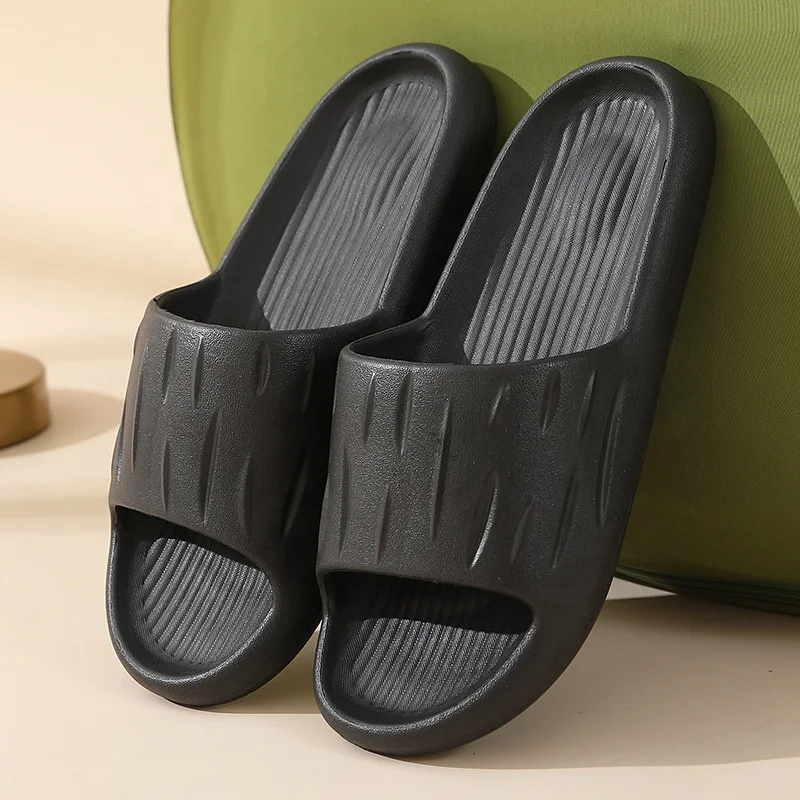 Factory Price Support Custom Logo Super Soft Thick Sole Comfortable Slides Bathroom Sandals Home Women Slides Slippers For Men