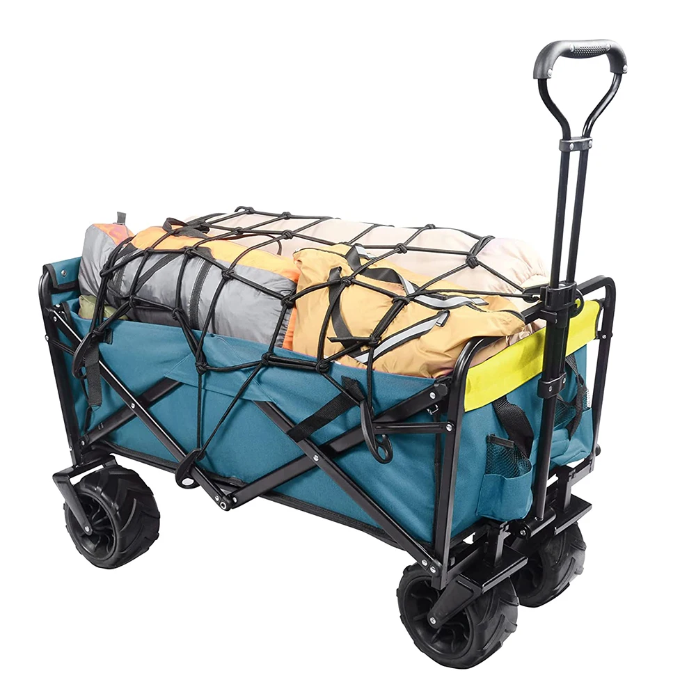 Sports Extended Foldable Wagon Bag with Cargo Net