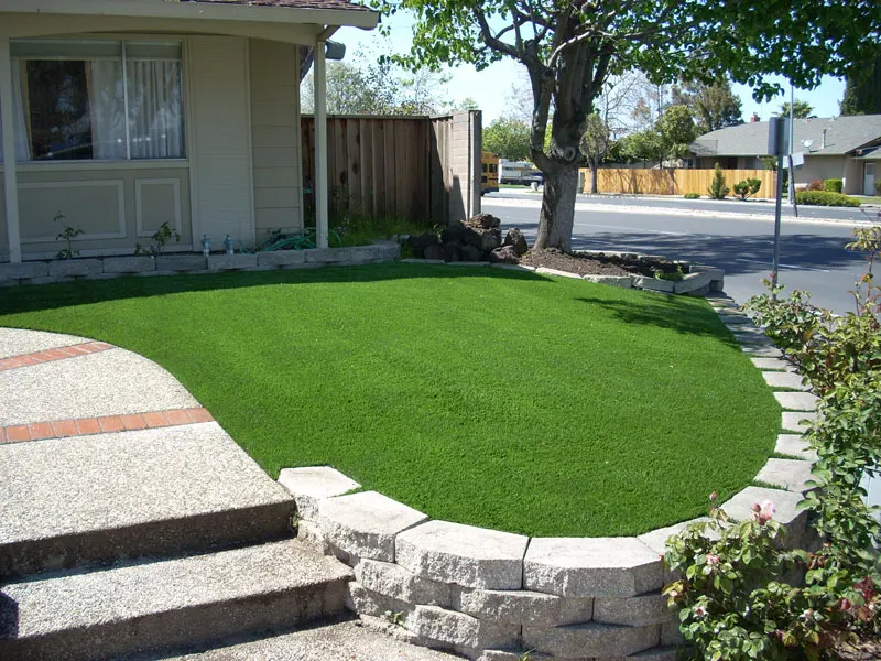 Natural Looking Hot Sale No Infill Landscaping Future Green Carpet Chinese Fakegrass Turf Artificial Grass