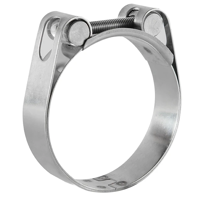High Quality Single T-Bolt Heavy Duty Hose Clamp With Double Bands